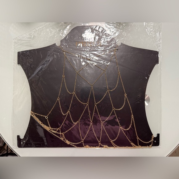 Forever21 Gold Body Chain - Picture 3 of 4